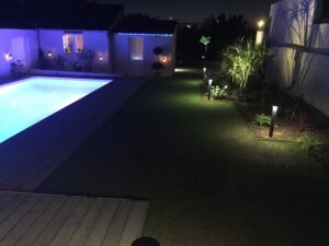eclairage piscine