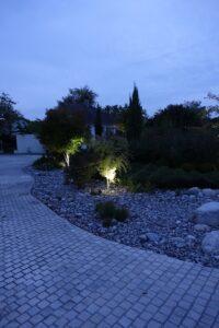 éclairage jardin allées